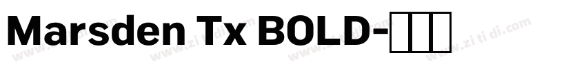 Marsden Tx BOLD字体转换 Marsden Tx BOLD字体转换